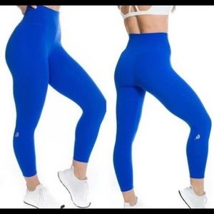 P'TULA Mayra Plush Cobalt Blue Leggings Medium